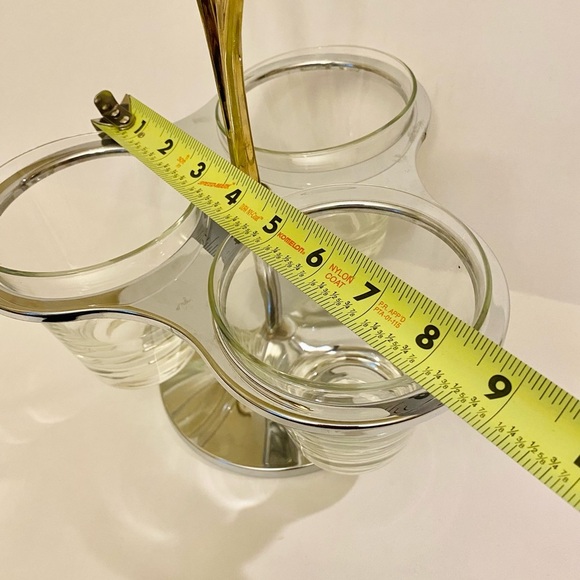 Vintage Kromex 3 Cup Serving Set - Picture 6 of 6